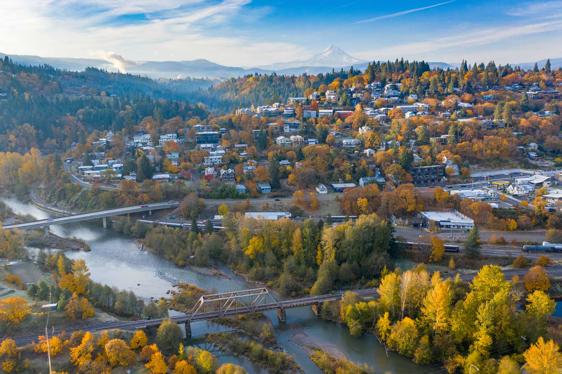 Fall in Hood River, Oregon