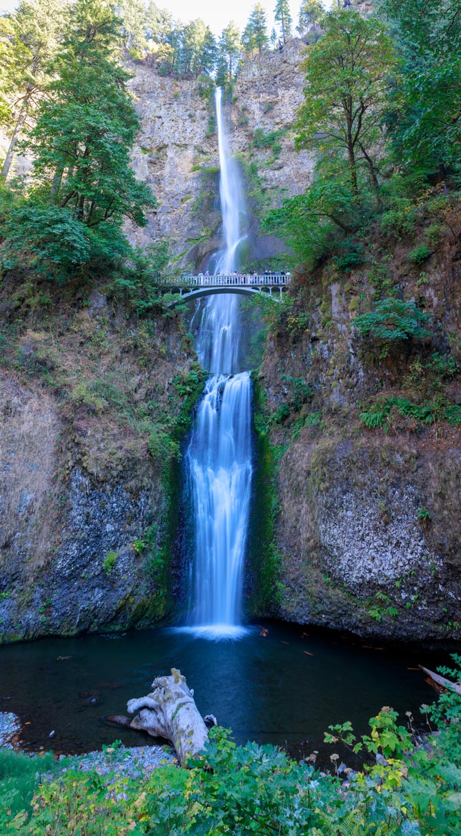 Multnomah Falls in the Columbia River Gorge
