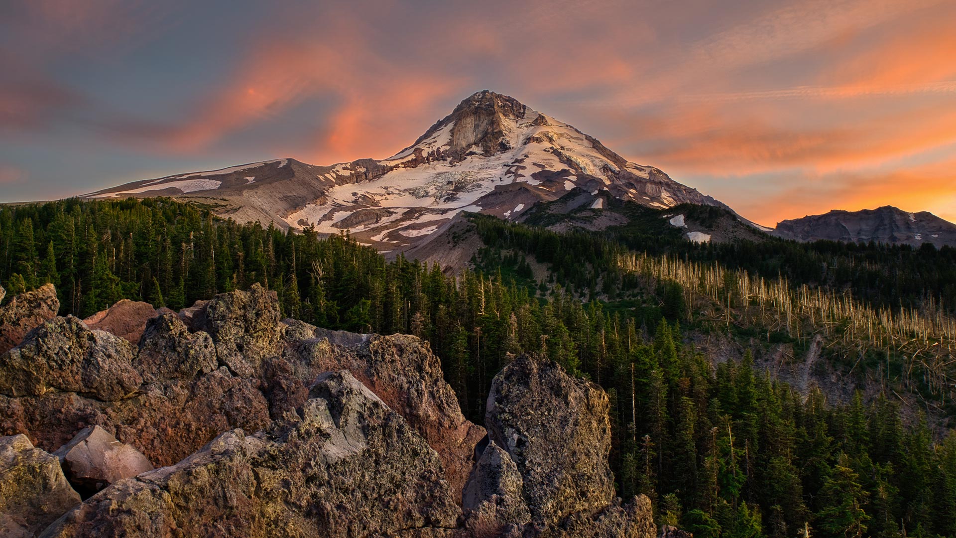 Sunset on Mt. Hood