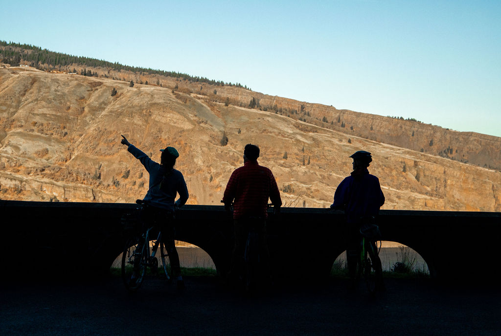 Bikes on Mosier Tunnel Trail