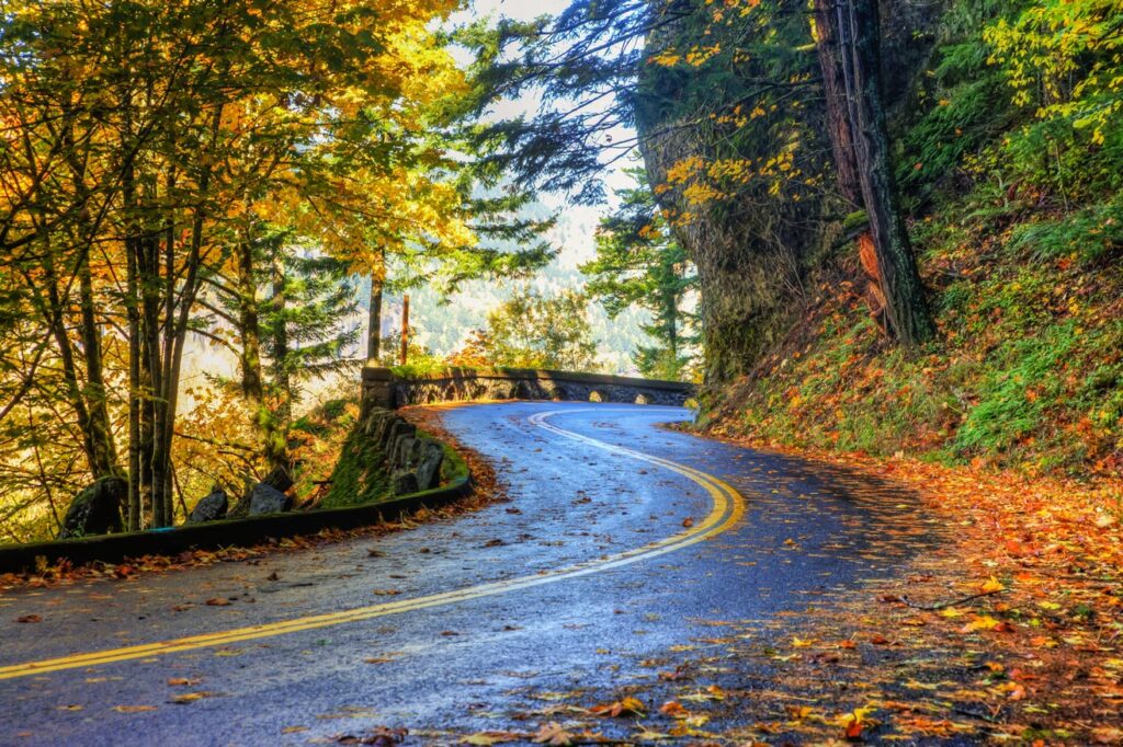 Historic Highway in fall